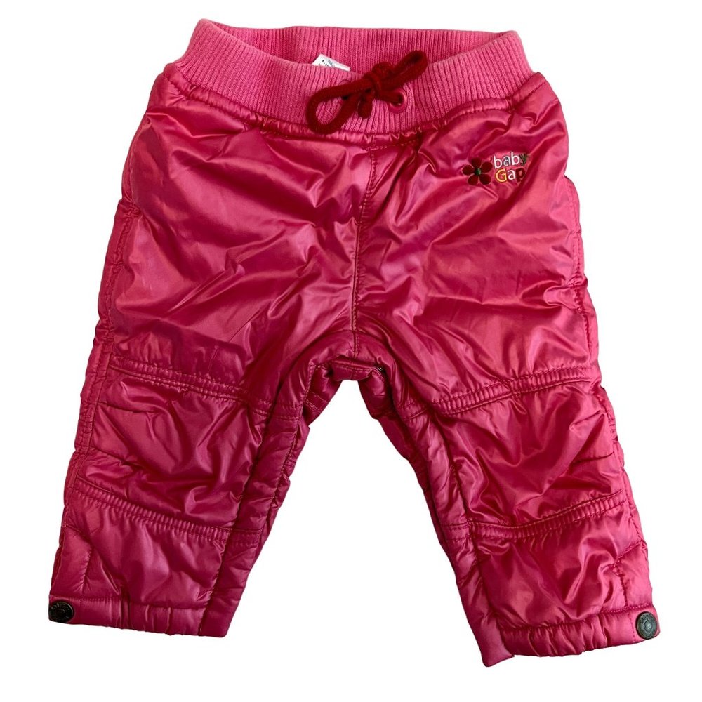 Baby Gap Pink Snow/Winter Pants 0-12 Months